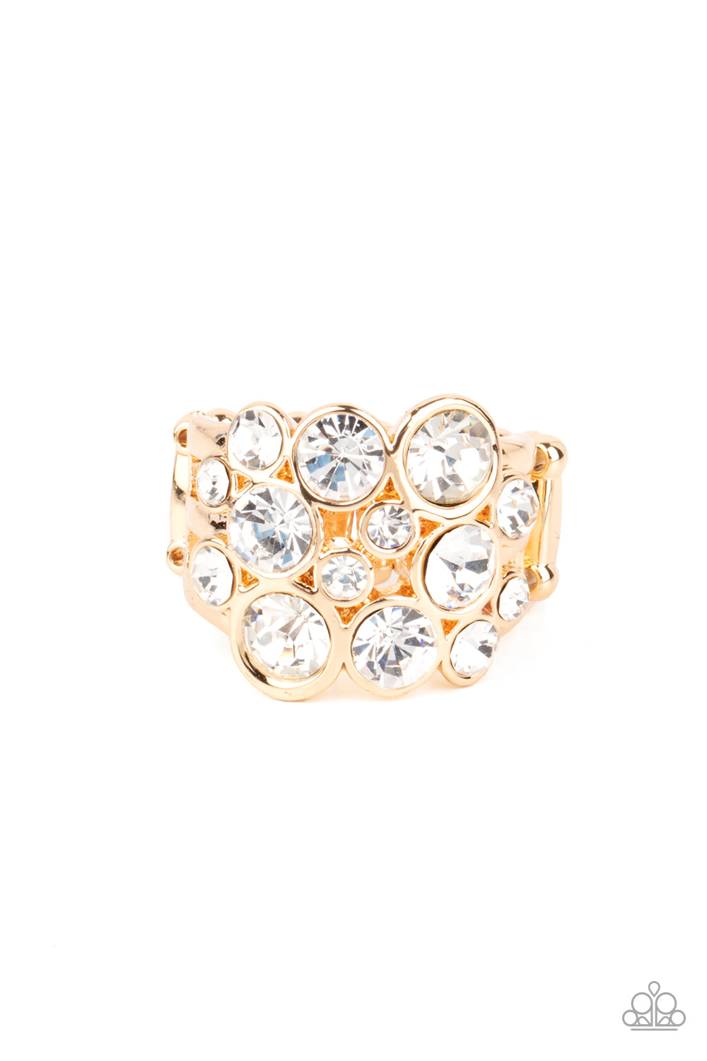 Bubbling Bravado - Gold Ring