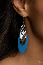 Load image into Gallery viewer, Ambitious Allure - Blue Earrings
