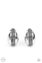 Load image into Gallery viewer, Classic Curves - Silver Clip-On Earrings
