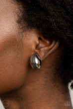 Load image into Gallery viewer, Classic Curves - Silver Clip-On Earrings
