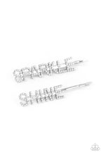 Load image into Gallery viewer, Center of the SPARKLE-verse - White Hair Clips
