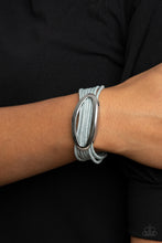 Load image into Gallery viewer, Corded Couture - Silver Bracelet
