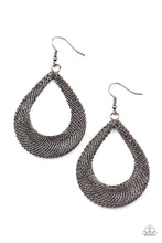 Load image into Gallery viewer, A Hot MESH - Black Earrings
