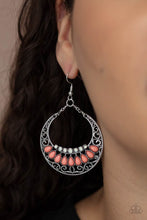 Load image into Gallery viewer, Crescent Couture - Orange Earrings
