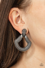 Load image into Gallery viewer, Better Buckle Up - Silver Clip-On Earrings
