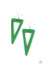 Load image into Gallery viewer, Bermuda Backpacker - Green Earrings
