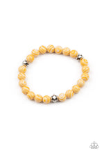 Load image into Gallery viewer, Awakened - Yellow Stretch Bracelet
