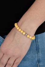 Load image into Gallery viewer, Awakened - Yellow Stretch Bracelet
