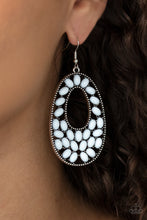 Load image into Gallery viewer, Beaded Shores - White Earrings
