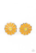 Load image into Gallery viewer, Budding Out - Orange Post Earrings
