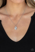 Load image into Gallery viewer, Be The Peace You Seek - Silver Inscribed Necklace w/ Earrings
