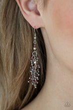 Load image into Gallery viewer, Celestial Chandeliers - Purple Earrings
