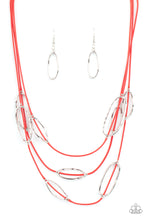 Load image into Gallery viewer, Check Your CORD-inates - Red Necklace
