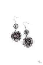 Load image into Gallery viewer, Bohemian Bedazzle - Purple Earrings

