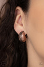 Load image into Gallery viewer, Classic Curves - Copper Clip-On Earring
