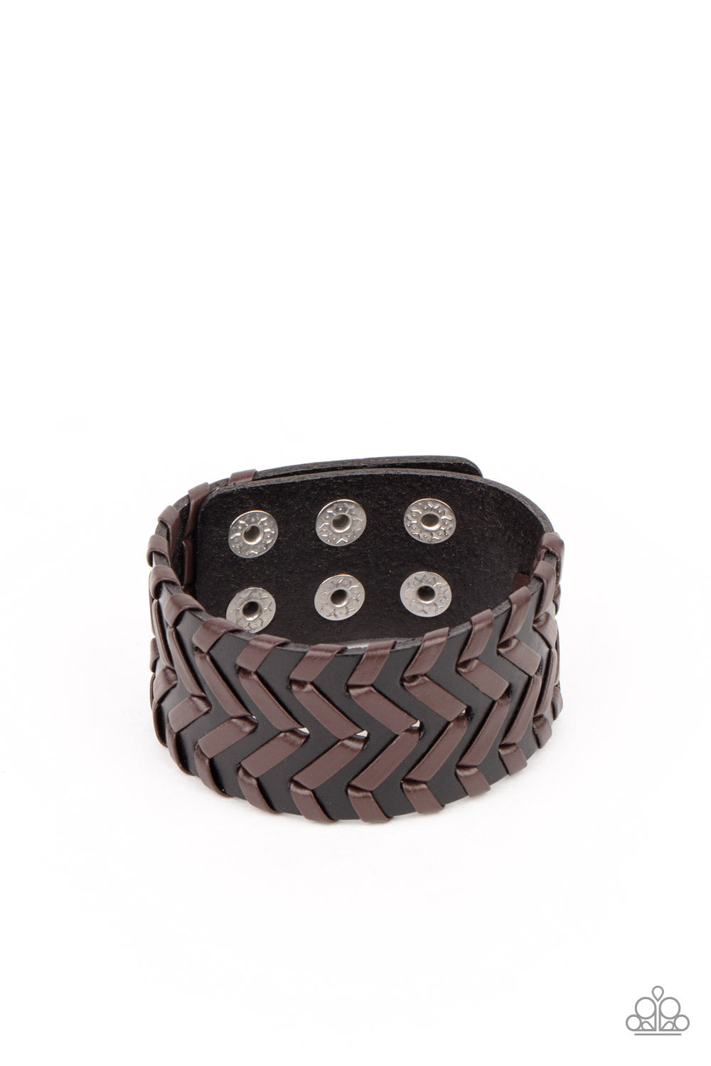 Biker Badlands - Black Urban Snap Bracelet