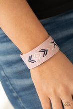 Load image into Gallery viewer, Cliff Glyphs - Pink Snap Bracelet
