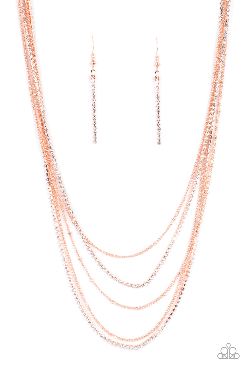 Dangerously Demure - Copper Necklace