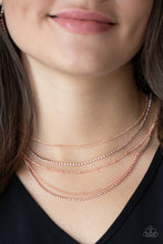 Load image into Gallery viewer, Dangerously Demure - Copper Necklace
