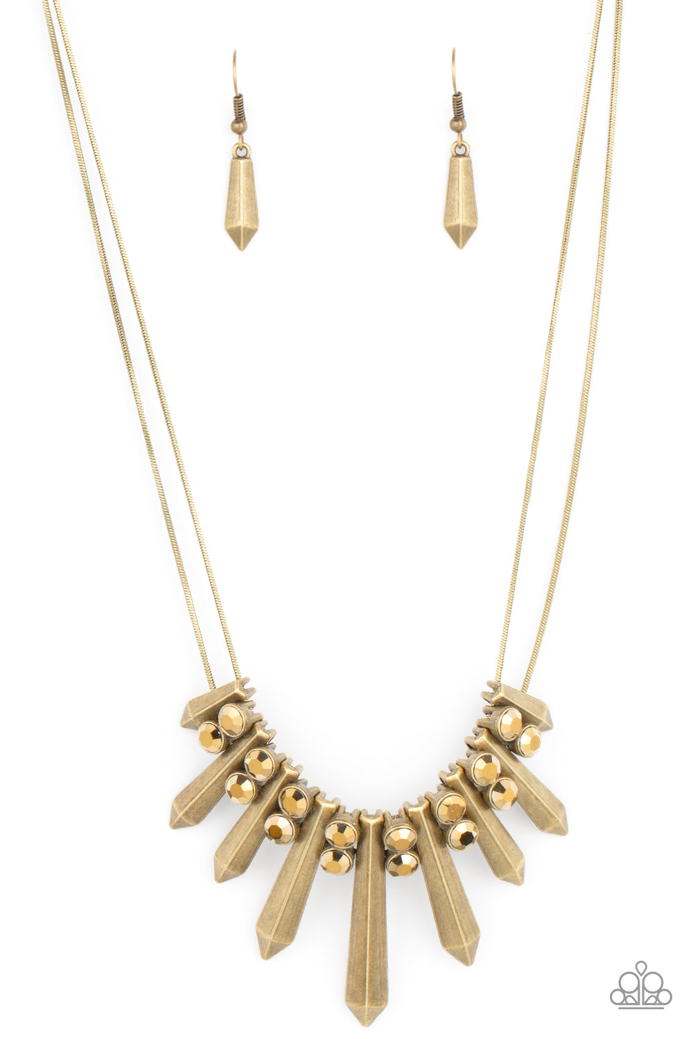 Dangerous Dazzle - Brass Necklace