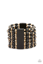 Load image into Gallery viewer, Cayman Carnival - Black Stretch Bracelet
