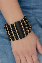 Load image into Gallery viewer, Cayman Carnival - Black Stretch Bracelet
