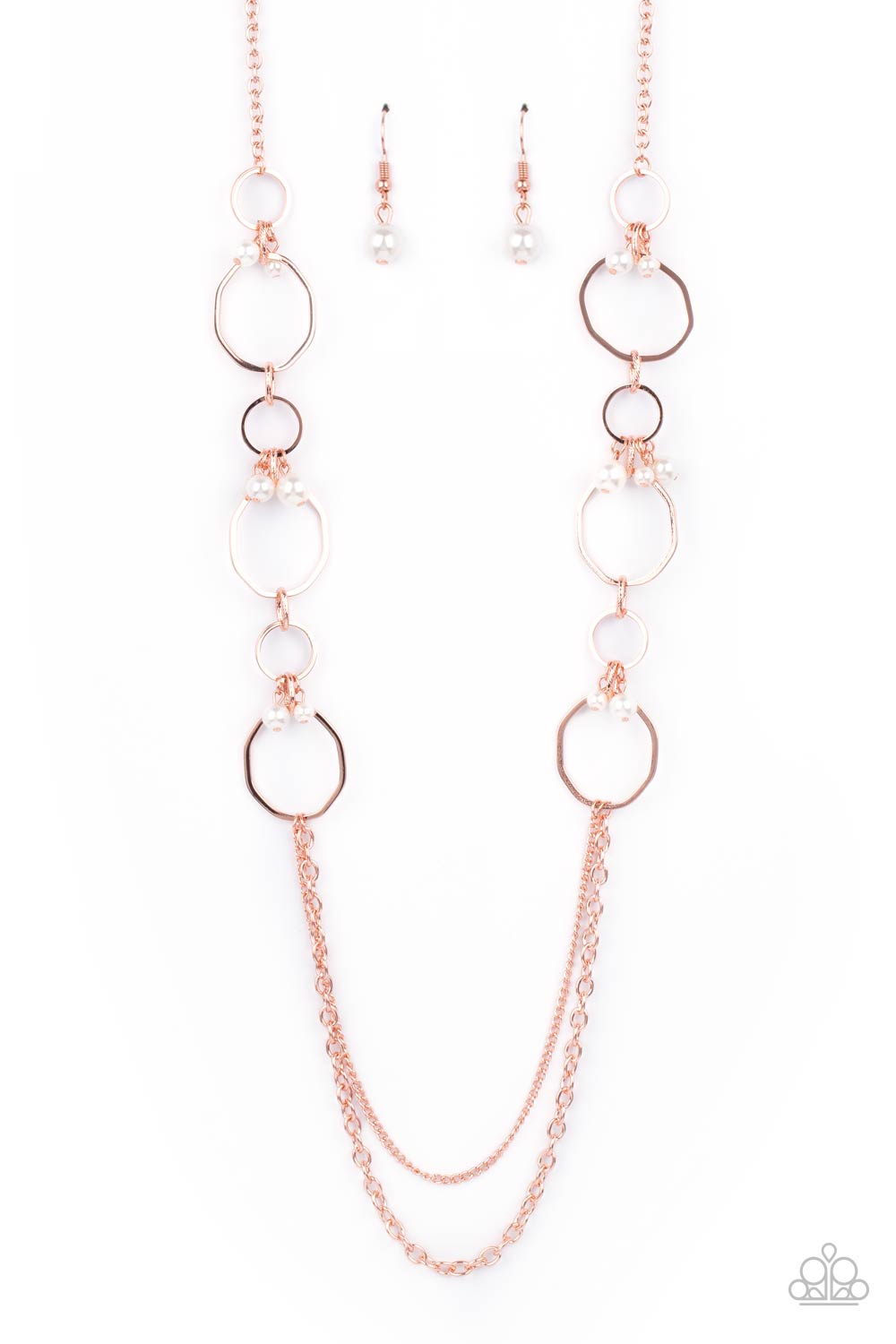 Ante UPSCALE - Copper Earrings/ Necklace Set