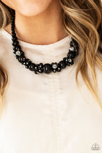 Load image into Gallery viewer, All Dolled UPSCALE - Black Earrings/ Necklace Set
