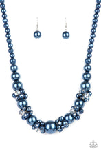 Load image into Gallery viewer, All Dolled UPSCALE - Blue Earrings/ Necklace Set
