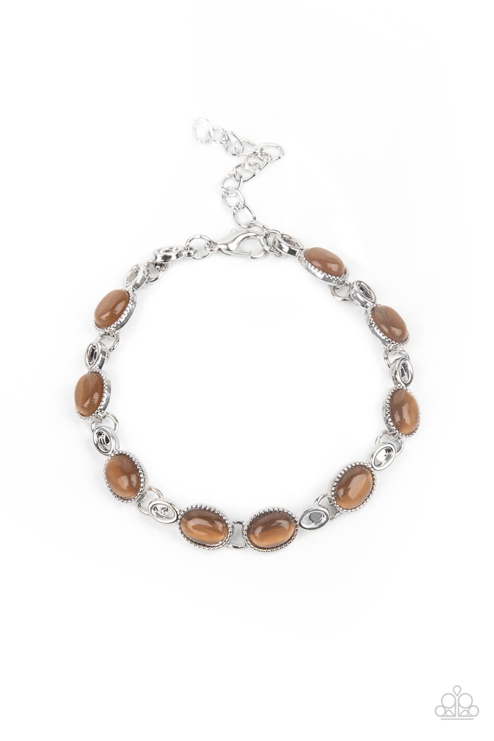 Blissfully Beaming - Brown Bracelet