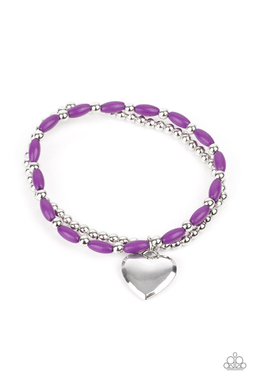 Candy Gram - Purple Stretch Bracelet