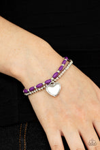 Load image into Gallery viewer, Candy Gram - Purple Stretch Bracelet
