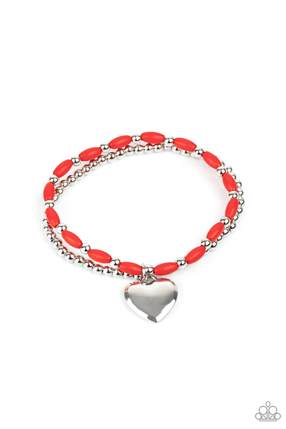 Candy Gram - Red Stretch Bracelet