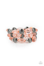 Load image into Gallery viewer, Crystal Charisma - Orange Stretch Bracelet
