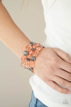 Load image into Gallery viewer, Crystal Charisma - Orange Stretch Bracelet
