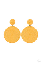 Load image into Gallery viewer, Circulate The Room - Yellow Earrings
