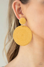 Load image into Gallery viewer, Circulate The Room - Yellow Earrings
