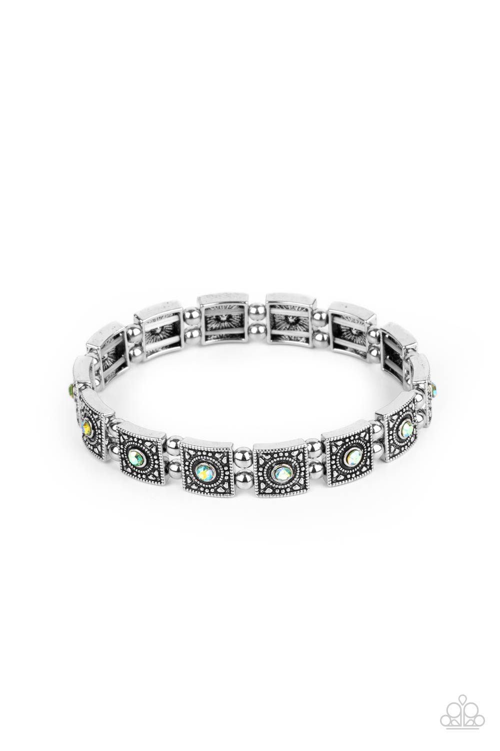 Cosmic Conquest - Green Stretch Bracelet