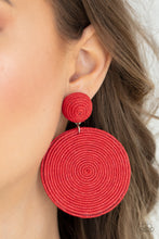 Load image into Gallery viewer, Circulate The Room - Red Earrings
