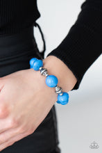 Load image into Gallery viewer, Day Trip Discovery - Blue stretch bracelet
