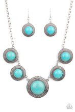 Load image into Gallery viewer, Circle The Wagons - Blue Necklace
