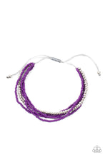 Load image into Gallery viewer, All Beaded Up - Purple bracelet
