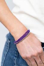 Load image into Gallery viewer, All Beaded Up - Purple bracelet
