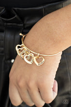 Load image into Gallery viewer, A Charmed Society - Gold Heart Bracelet
