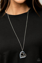 Load image into Gallery viewer, A Mothers Heart - Blue Heart Necklace
