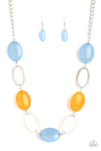 Load image into Gallery viewer, Beachside Boardwalk - Multi Necklace w/ Blue Earrings
