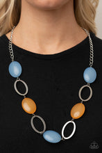 Load image into Gallery viewer, Beachside Boardwalk - Multi Necklace w/ Blue Earrings
