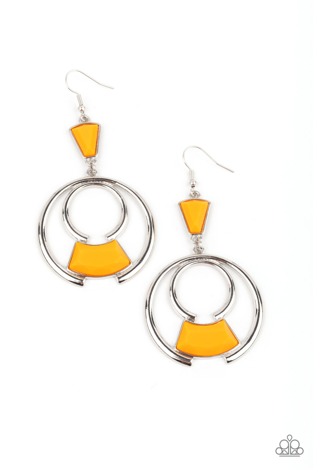 Deco Dancing - Orange Earrings