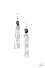 Load image into Gallery viewer, Drop-Dead Dainty - Black Rhinestone Earrings
