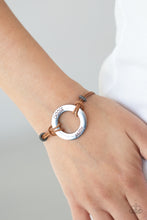 Load image into Gallery viewer, Choose Happy - Brown Inspirational Bracelet
